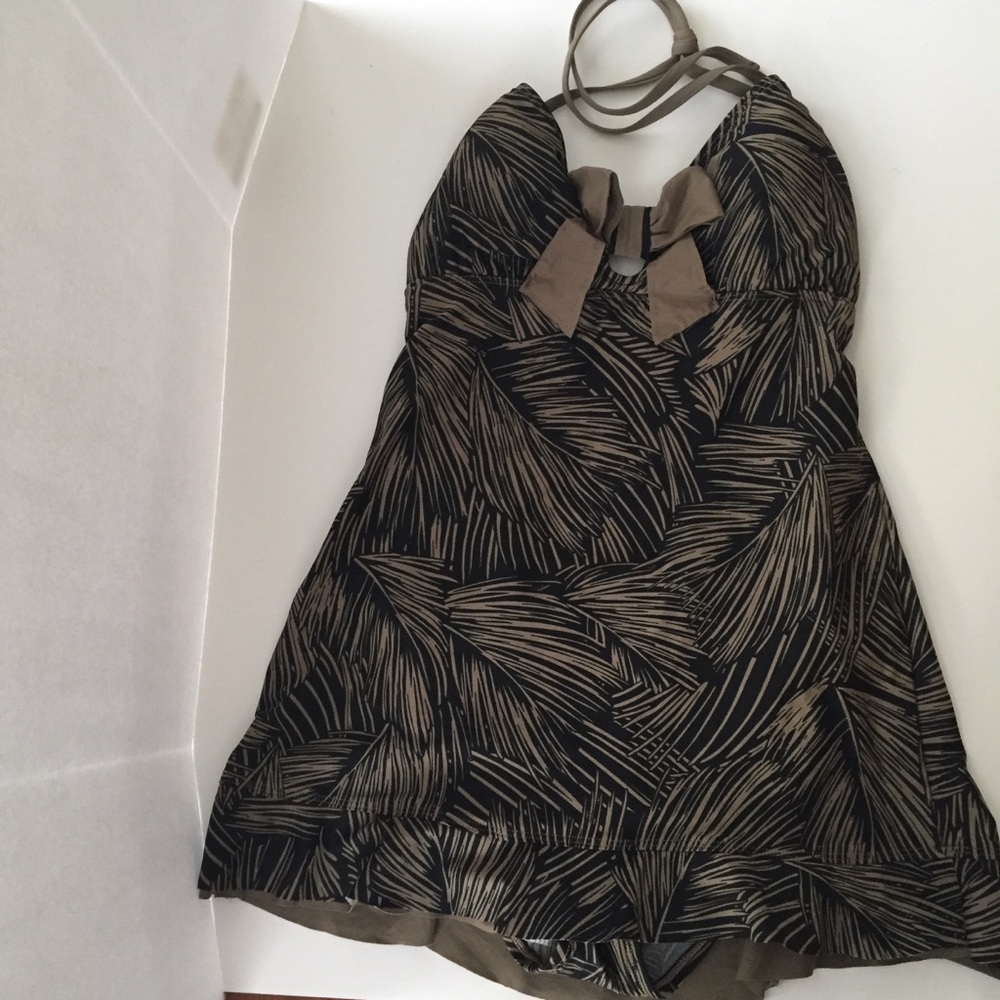 Eco swim one piece swimsuit swim skirt M 10